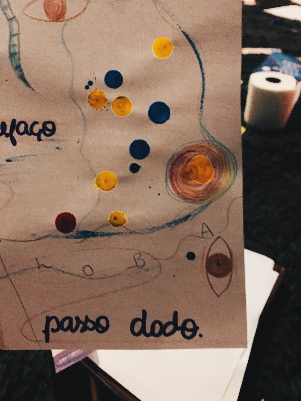 Pintura criada em vivência